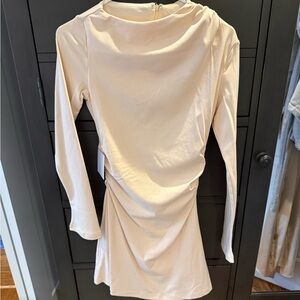 Petal and pup Cream Long Sleeve Dress